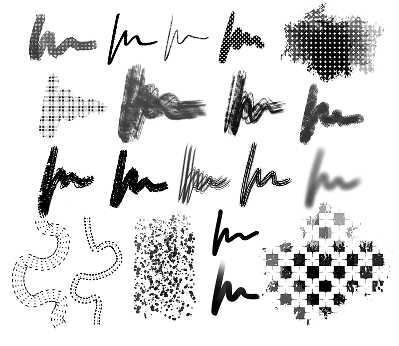 Loads of Brushpacks for Krita! + Exploring Krita's Brush Engines Self